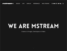 Tablet Screenshot of mstream.fr